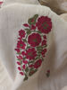 A bouquet of florals on ivory