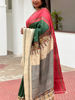 Mithra in Forest Green & Fire Red