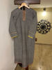 Tribal grace in grey kurta