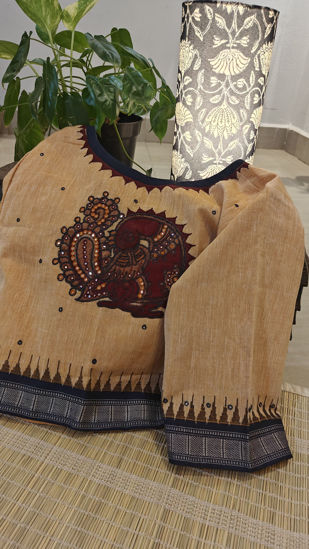 Sandal & maroon- Annams from Mithra