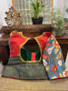 Choli Charm in Orange & Green