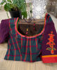 Echoes of Kandangi – Bluish Green & Purple