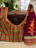 Echoes of Kandangi – Tender Green & Maroon