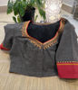 Ajrakh Fusion in Black & Grey Checks