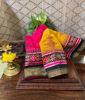 Pink & Yellow Ikkat