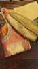 Peach & Brocade in turmeric