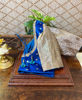 Electric Blue & Antique Gold