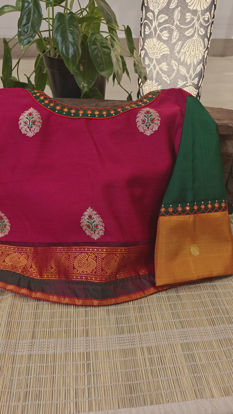 Green & Turmeric on Muga silk