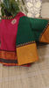 Green & Turmeric on Muga silk