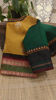 Turmeric, Green & Red on Muga silk