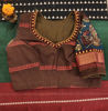 A Union of Weaves in Blue Kalamkari