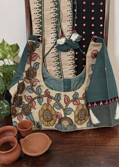 Kalamkari on Jade 💚