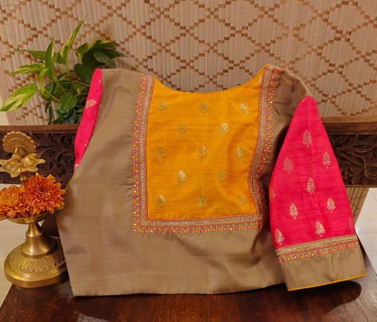 🍃 Elaichi. 🌼 Turmeric. 🌸 Peach Pink.