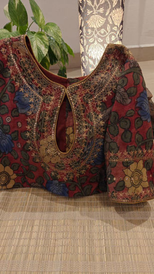 ❤️ Red Kalamkari & Gold ✨