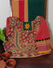 🔴🌿 Mithra Kalamkari with a Tribal Yoke 🌿🔴