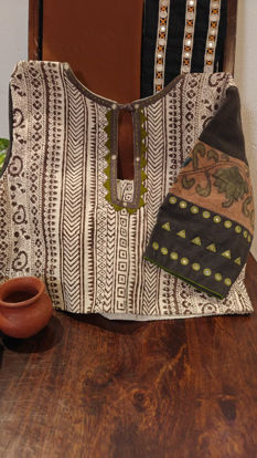 🤍 Block Print Harmony ✨