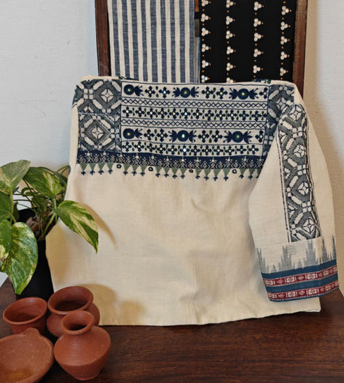 🔹 Indigo on Ivory |