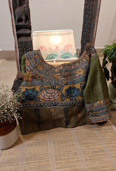 🌸 Pastel Kalamkari vintage ✨