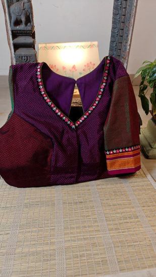 Cut Choli • Oil Red & Moss ✨