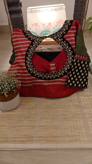 Red Stripes & Polka Borders