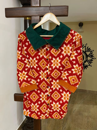 Bold & Block Teliya Rumal kurta