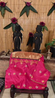 ✨ Margazhi Tales in Pink & Gold ✨