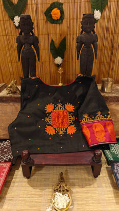 🖤 Margazhi Tales | Black Kanjivaram