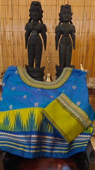 💙 Margazhi Tales | Blue Kanjivaram