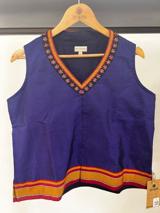 Electric blue khun top