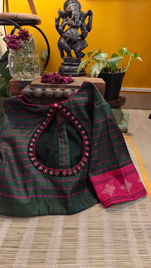 Emerald Tussar | One of a Kind