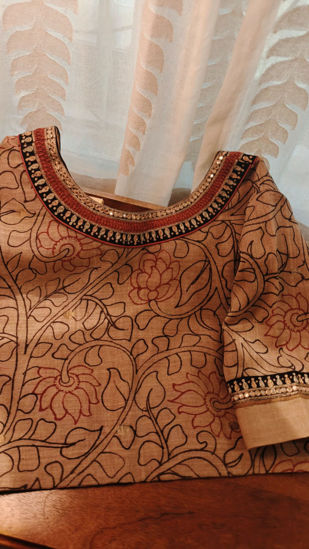 Rust & Black — Vintage Echoes in Chanderi