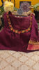 Burgundy Handloom with Tribal Gold
