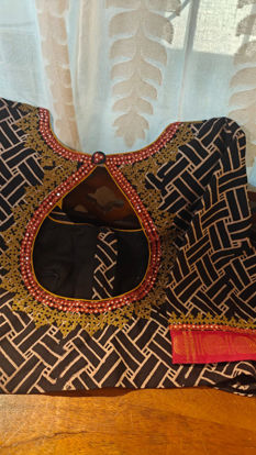 Olive Green with Kutchi Embroidery