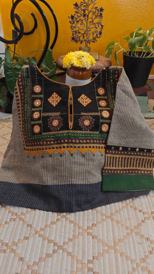 Gomi Checks & Tribal Yoke