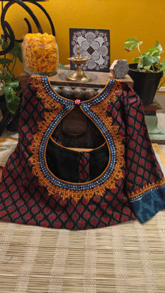 Ajrakh & Mustard Threads