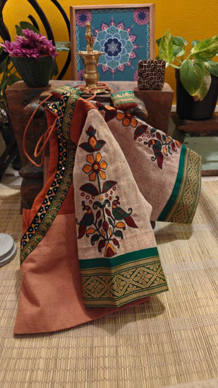 Orange, Parrot Motifs