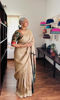Pichwai in Sage -tussar silk