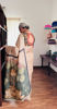 Pichwai in Sage -tussar silk