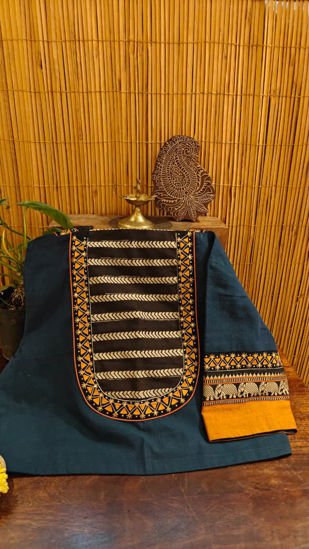 Indigo and blocks