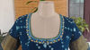 Vibrant Bandhani in Blue & Gold