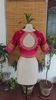 Vibrant Bandhani in Maroon & Gold