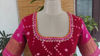 Vibrant Bandhani in Maroon & Gold